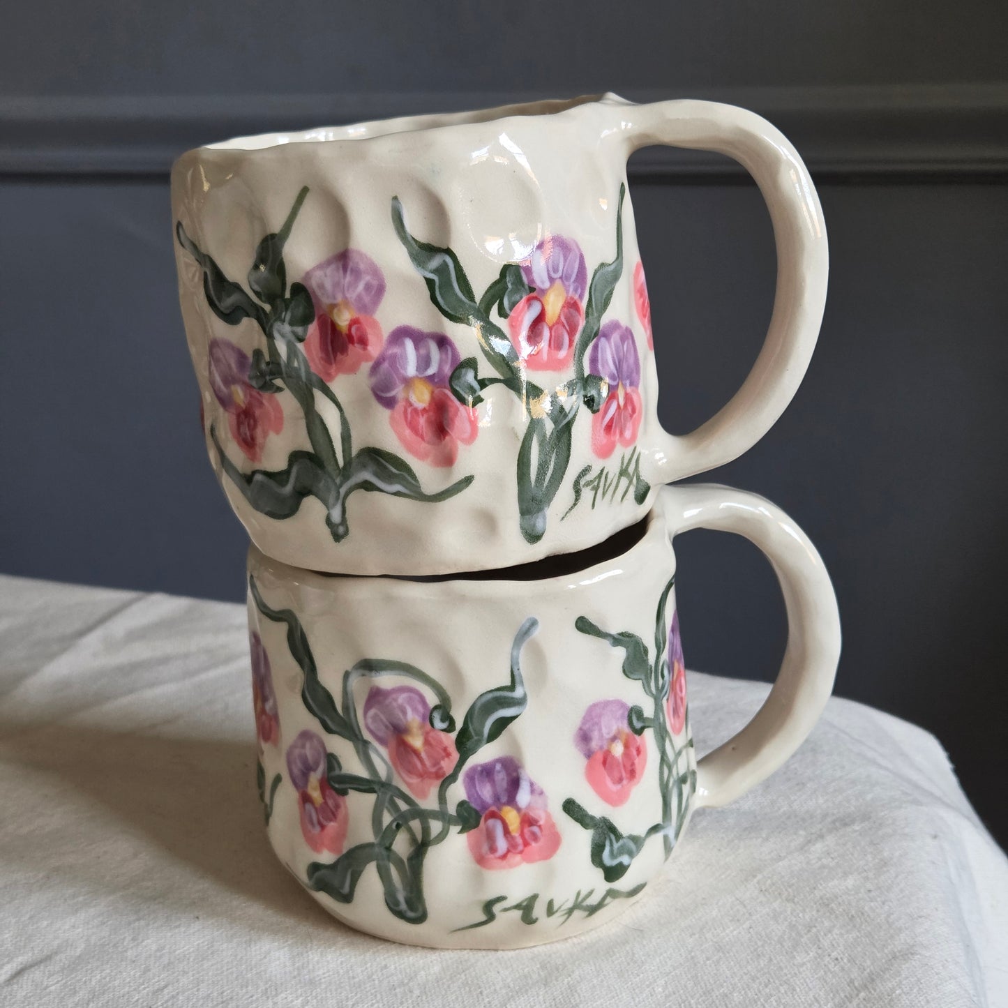 SweetEST Mug - Pink Purple Pansies Season
