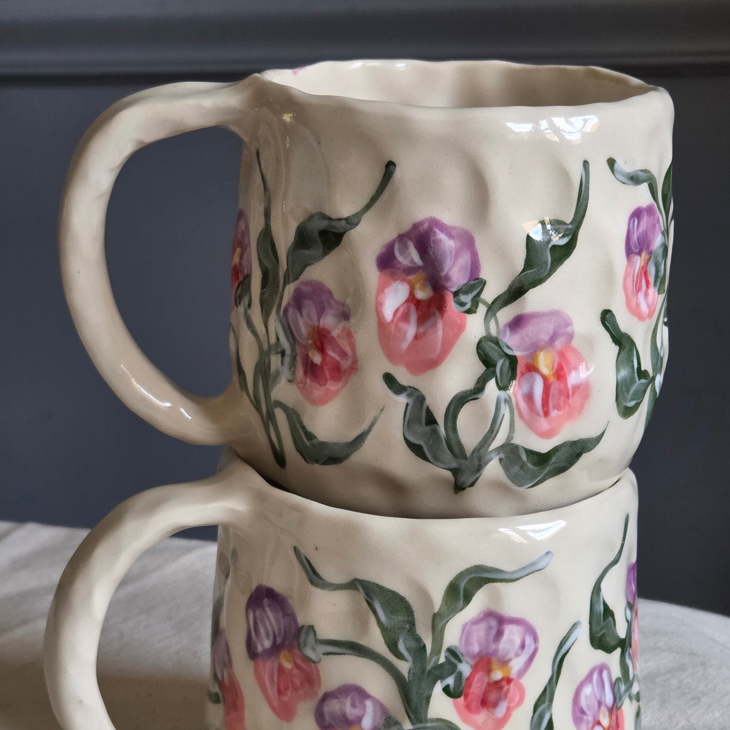 SweetEST Mug - Pink Purple Pansies Season