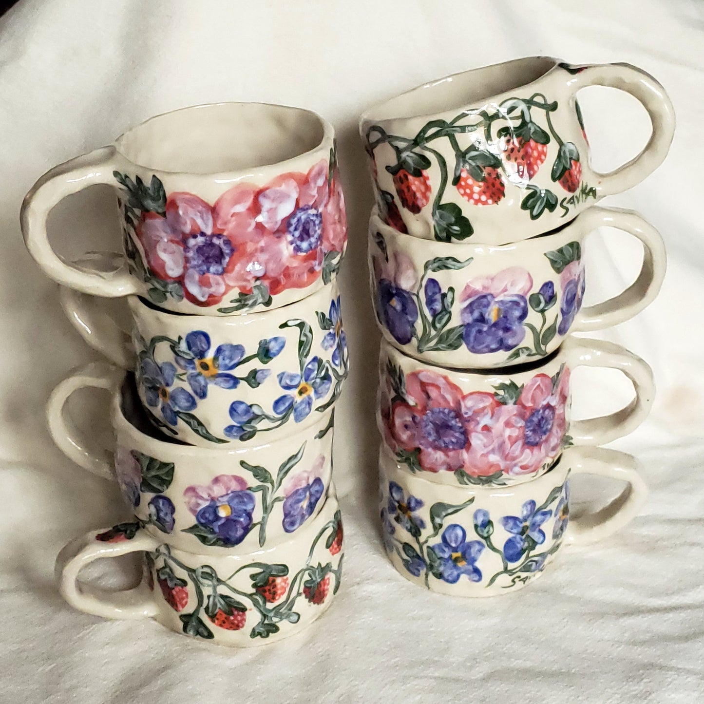 Anemone Season - Short & Stout Mug