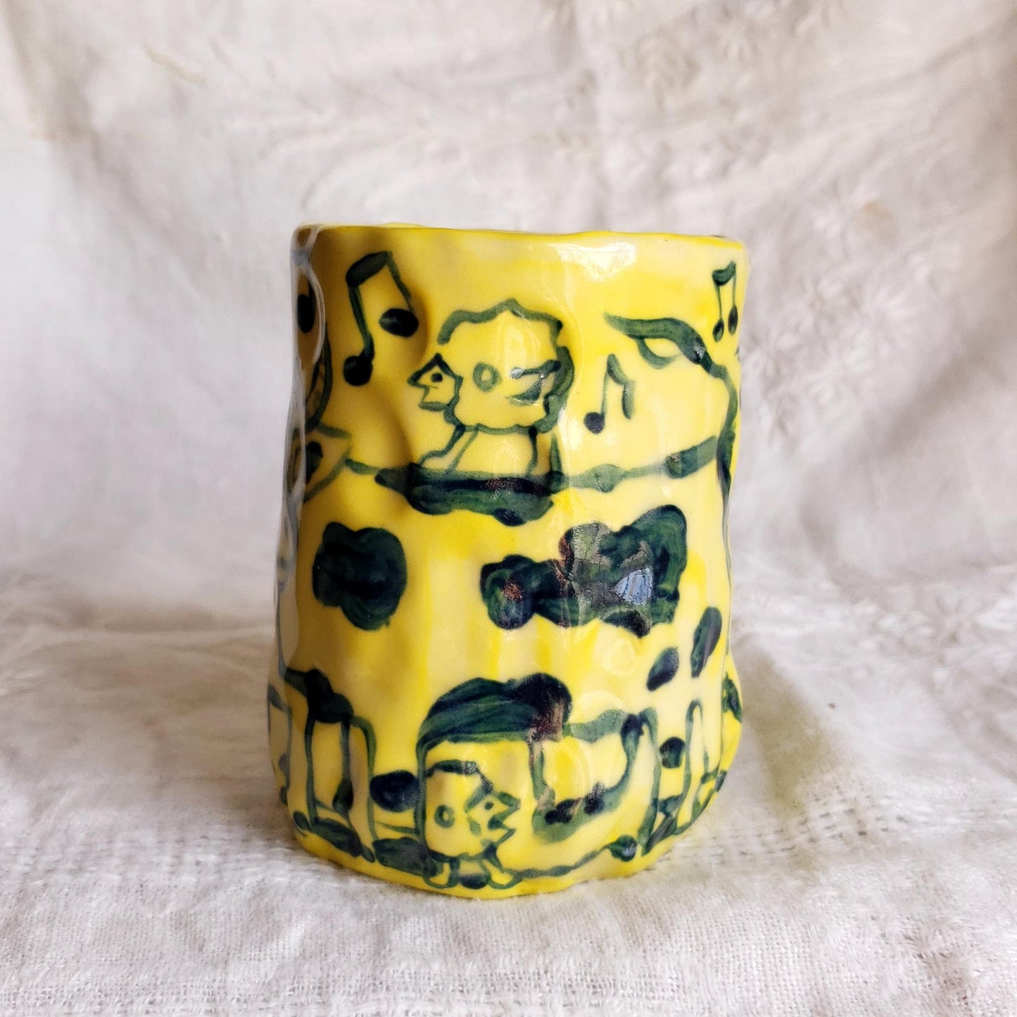 Tall Mug - Post-It Series - Singing Chicks