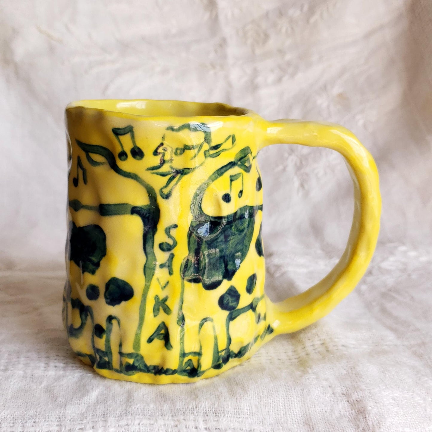 Tall Mug - Post-It Series - Singing Chicks