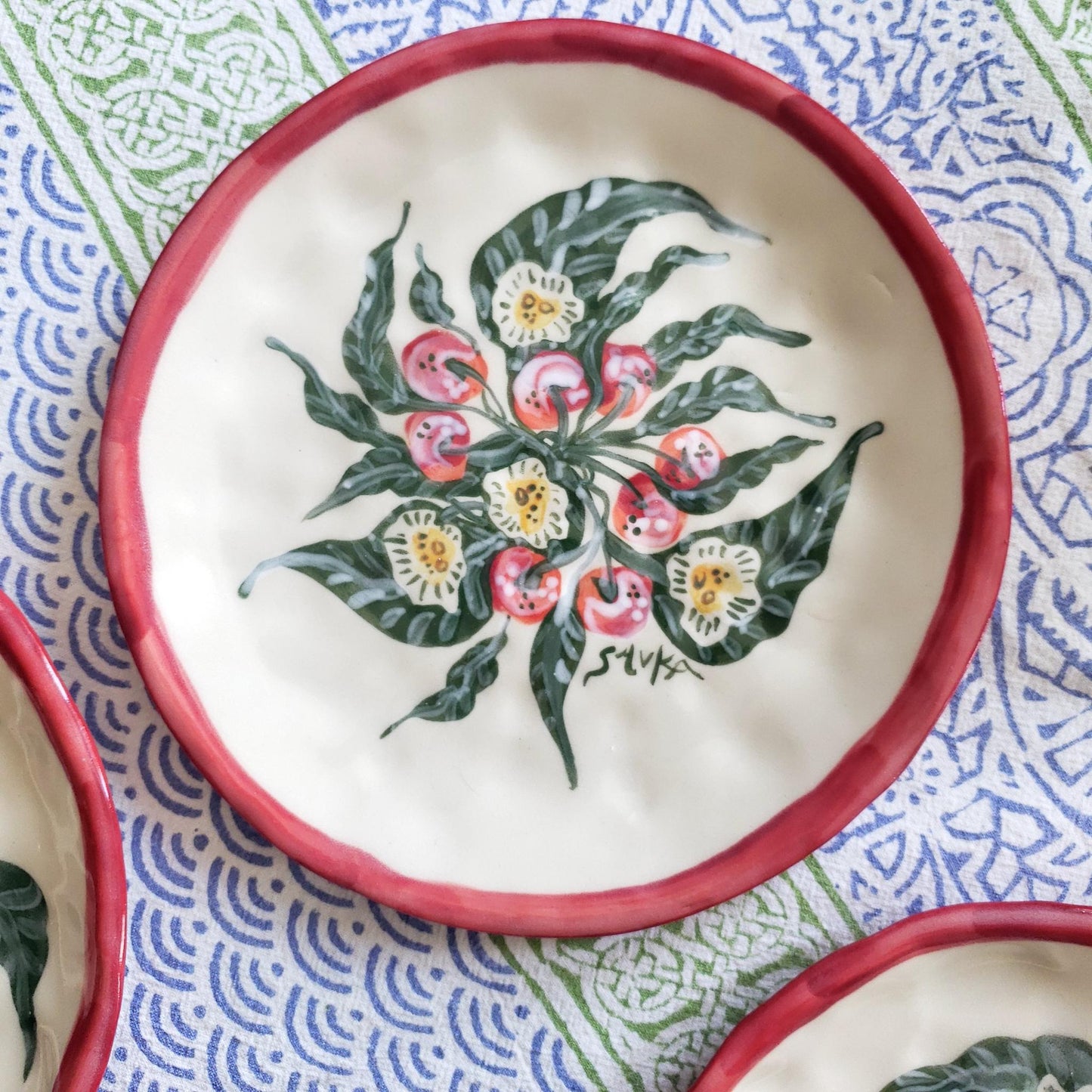 Stackable 6.5" Plate - Cherry Season