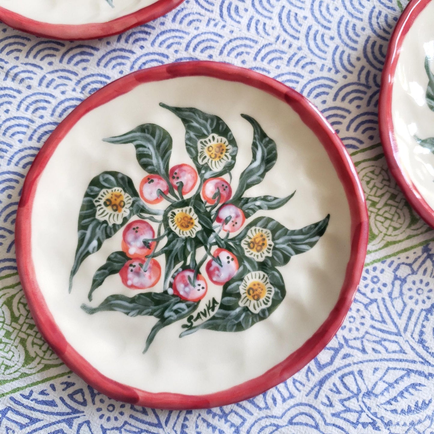 Stackable 6.5" Plate - Cherry Season