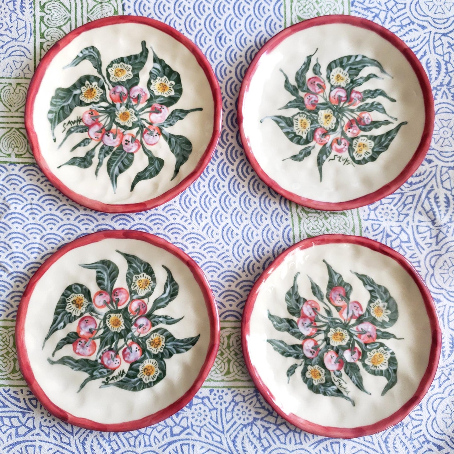 Stackable 6.5" Plate - Cherry Season