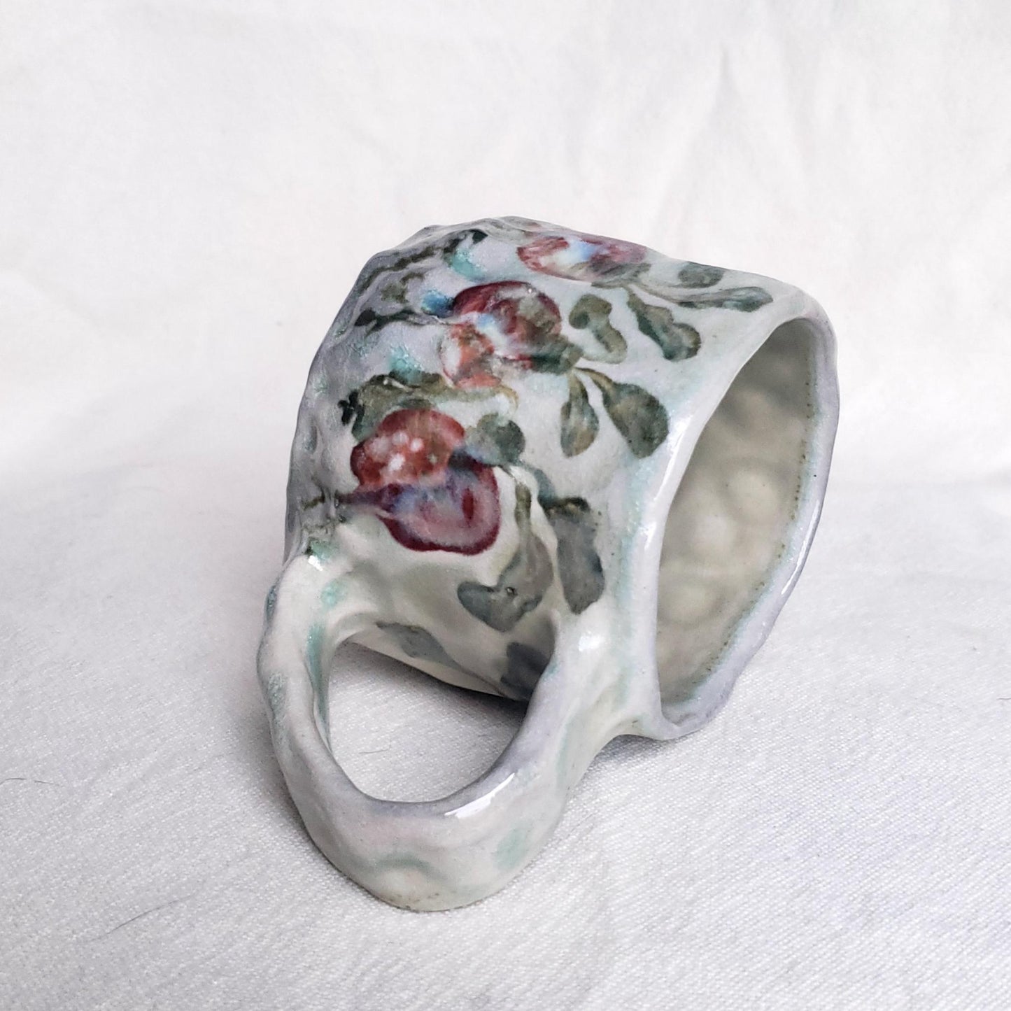 Sweet Size Wood & Soda Fired Mug - Beets Season