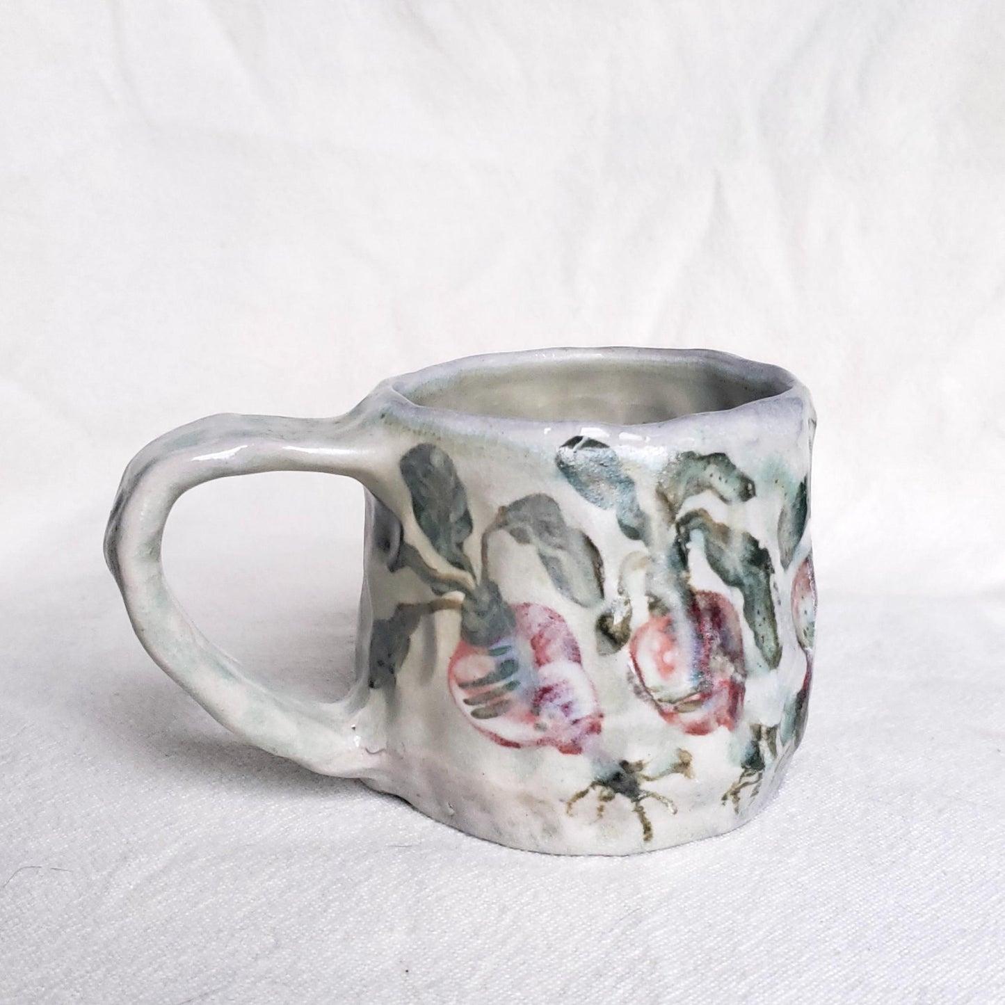 Sweet Size Wood & Soda Fired Mug - Beets Season