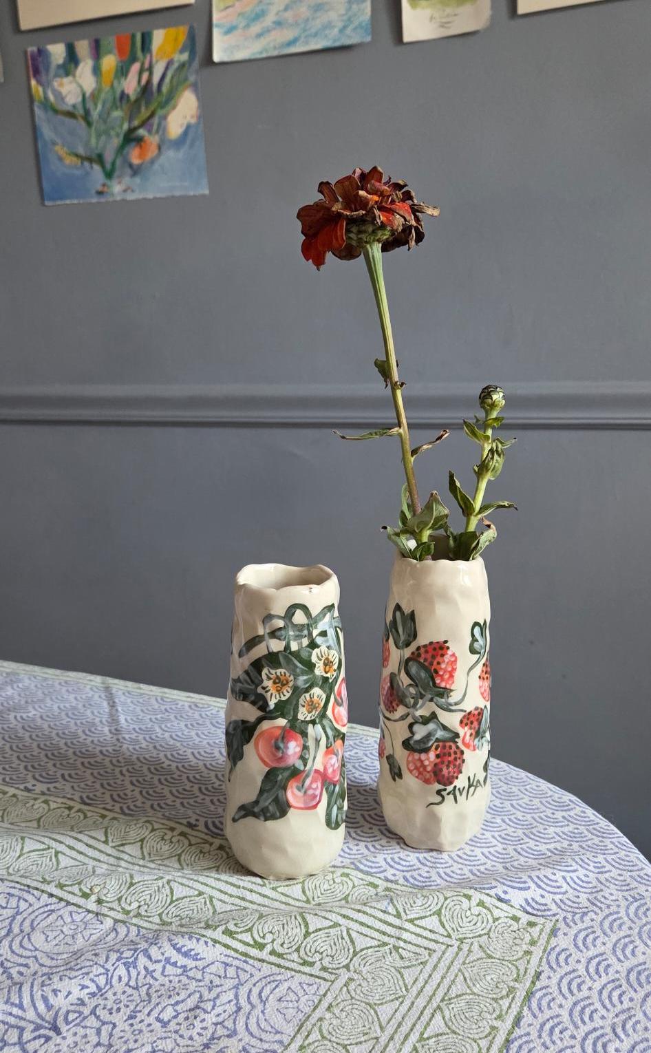 Vases - Cherry & Strawberry Season