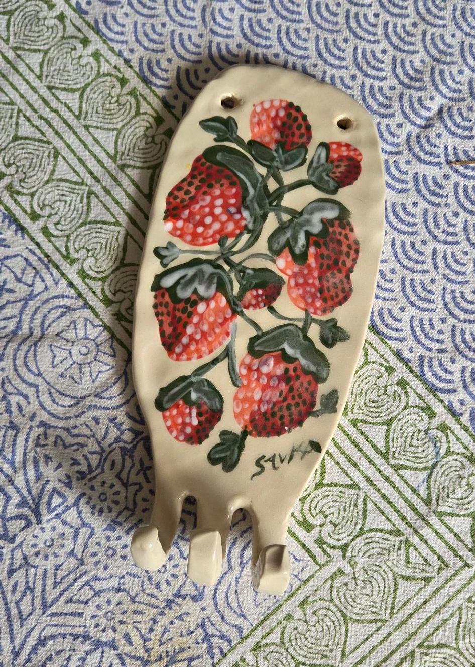 Wall Hook - Strawberry Season