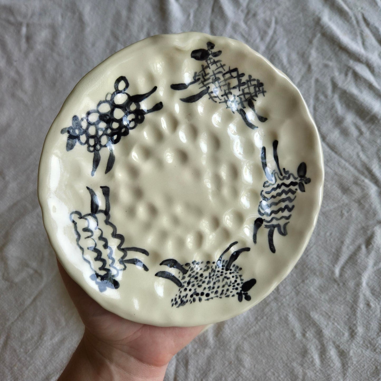 Stackable 6.5" Plate(s) - Prancing Sheep