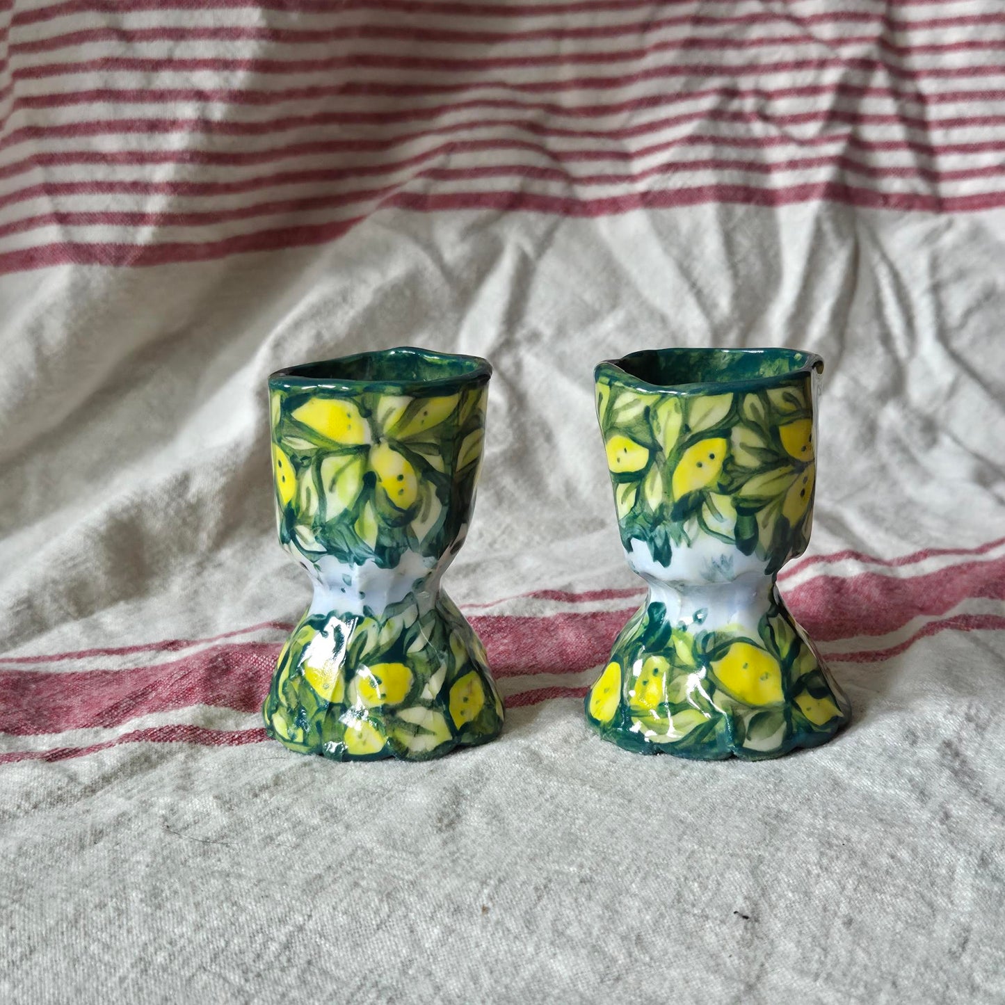 Set of Candleholders - Lemon Tree SECONDS SALE
