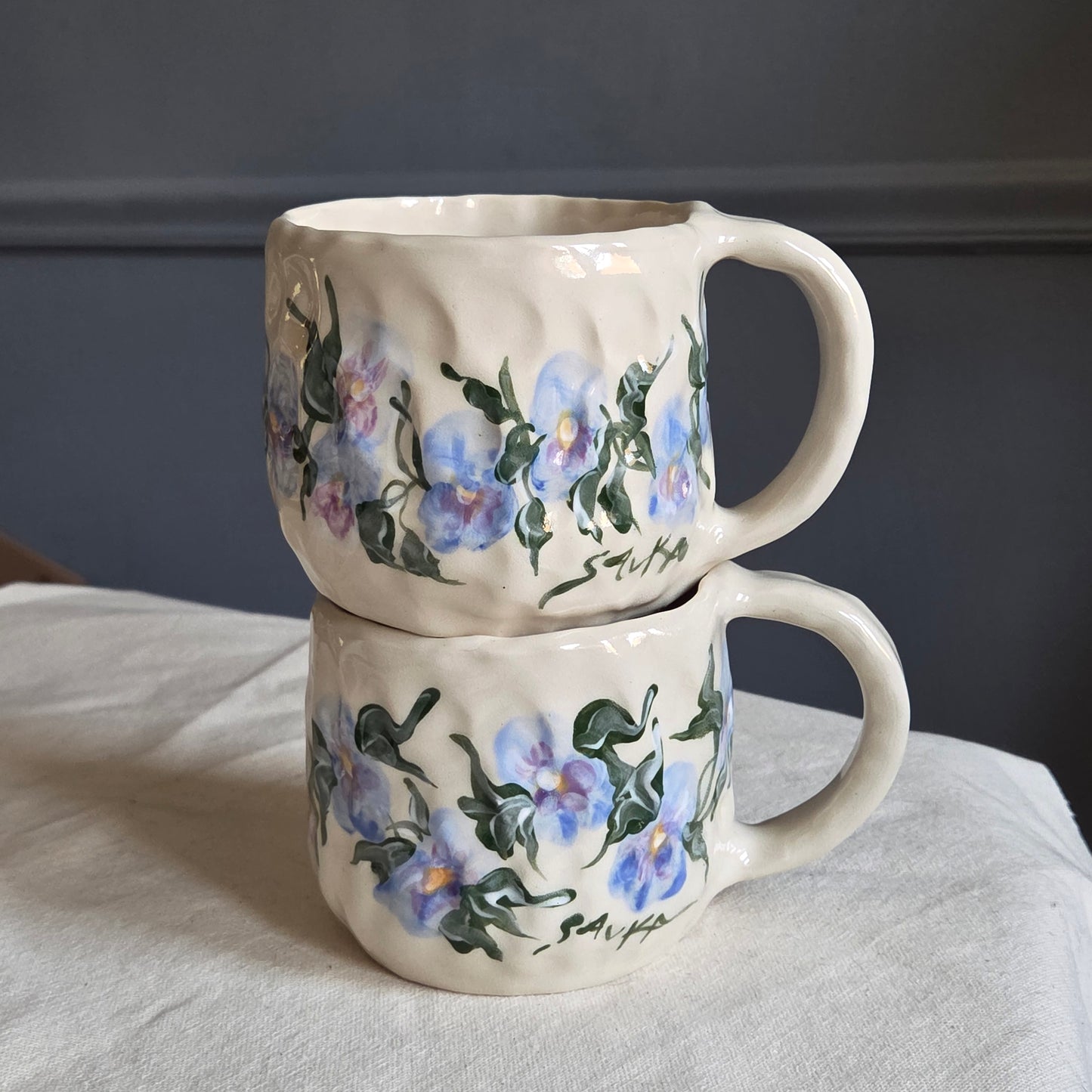 SweetEST Mug - Blue Pansies Season