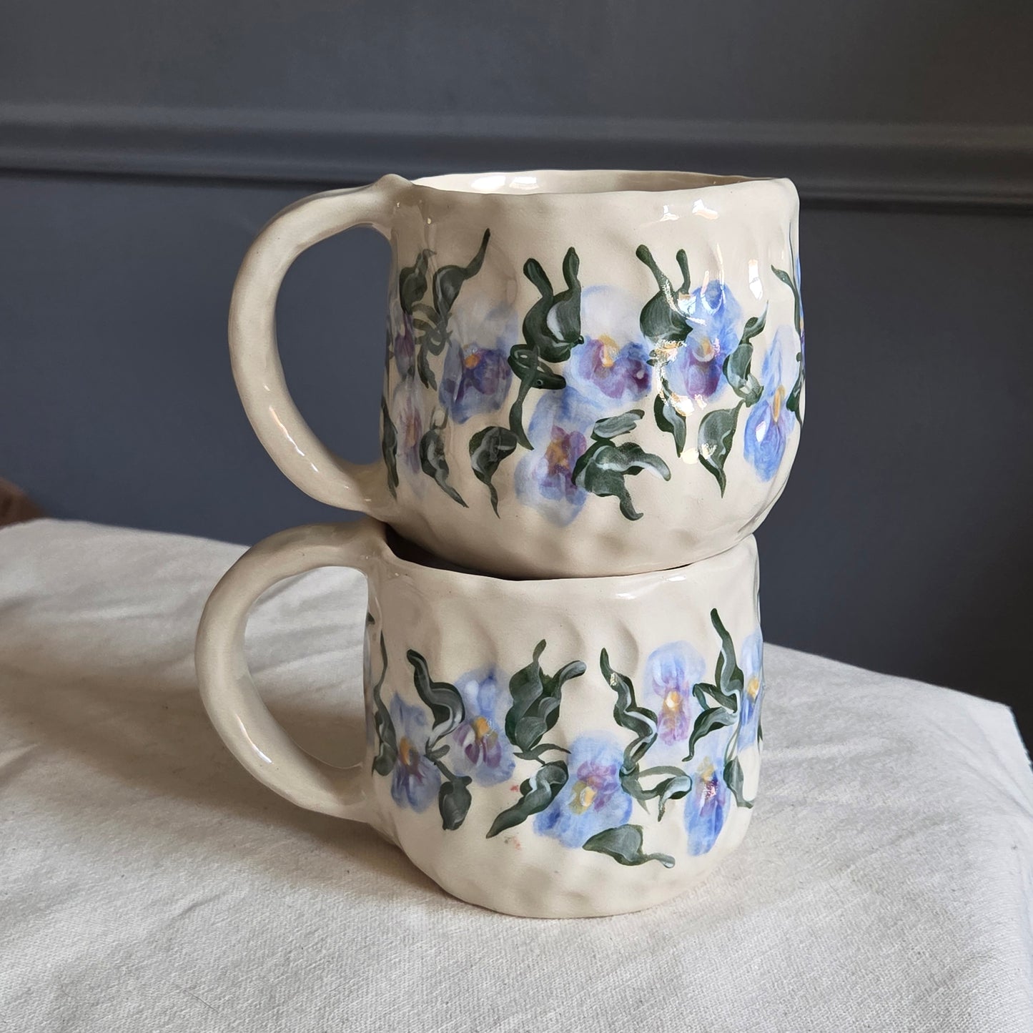 SweetEST Mug - Blue Pansies Season
