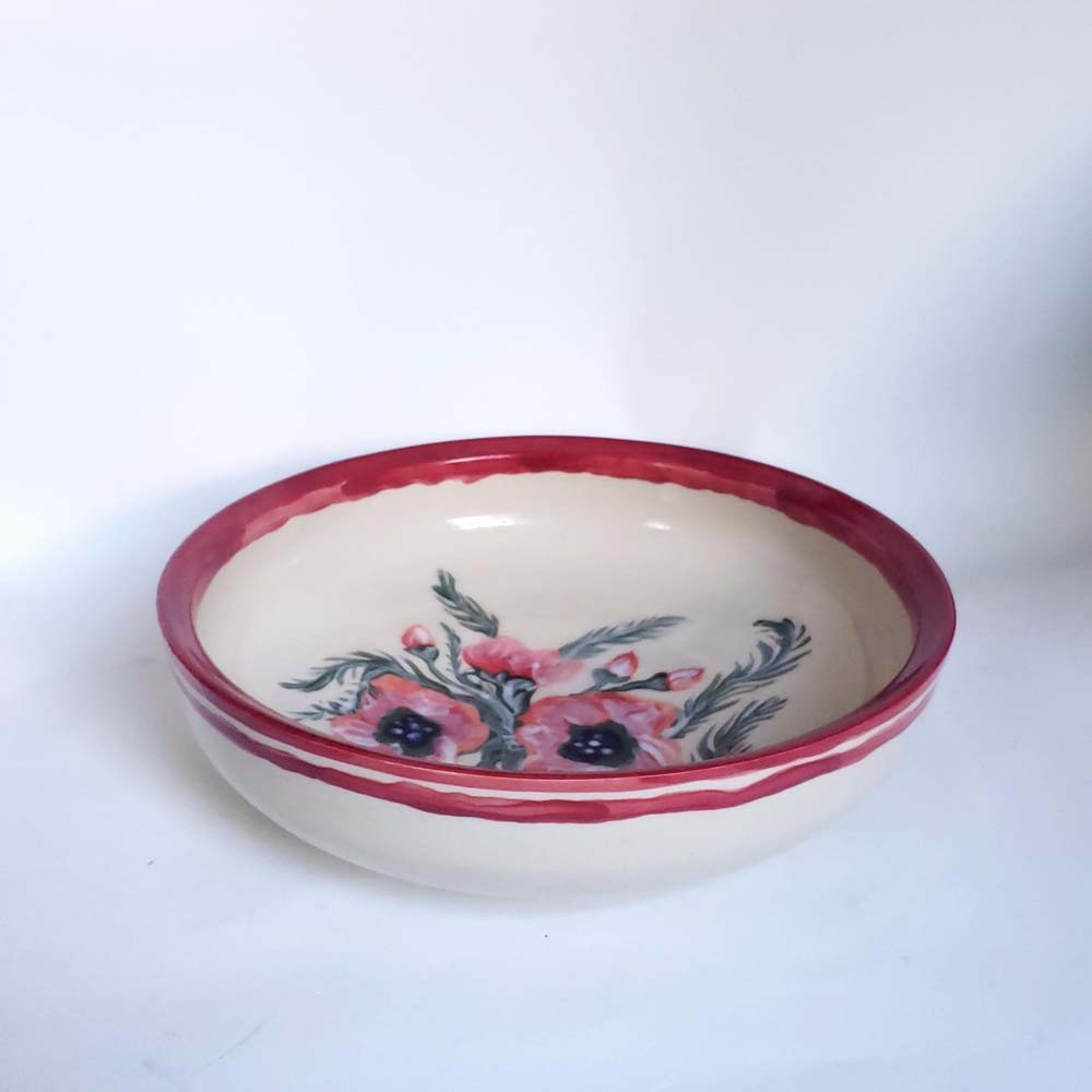 Bowl - Poppy Season - Collaboration between Zoey Murphy Houser