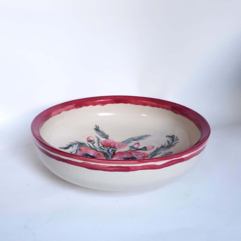 Bowl - Poppy Season - Collaboration between Zoey Murphy Houser