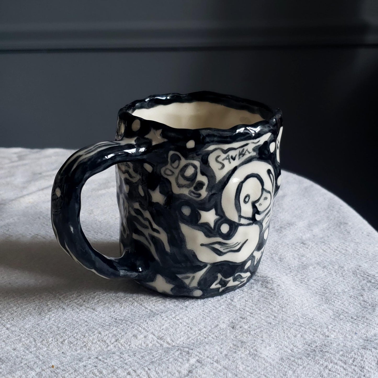 Coil-built Mug - Ducks Astronaut's Discovery