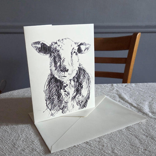 Blank Cream Card - Edgar