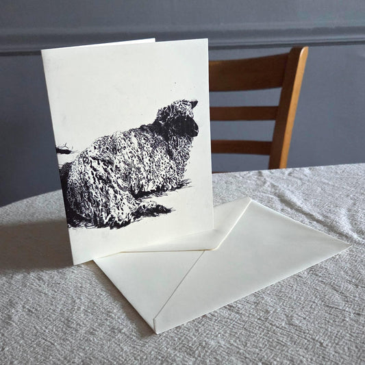 Blank Cream Card - Lincoln Longwools