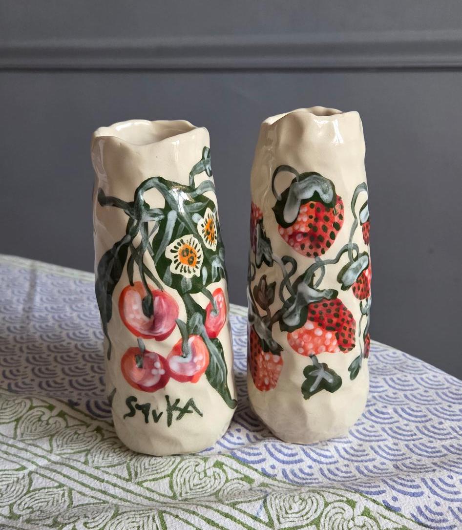 Vases - Cherry & Strawberry Season