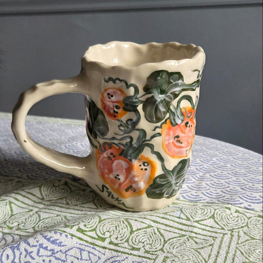 Coil-built Mug - Pumpkin Season