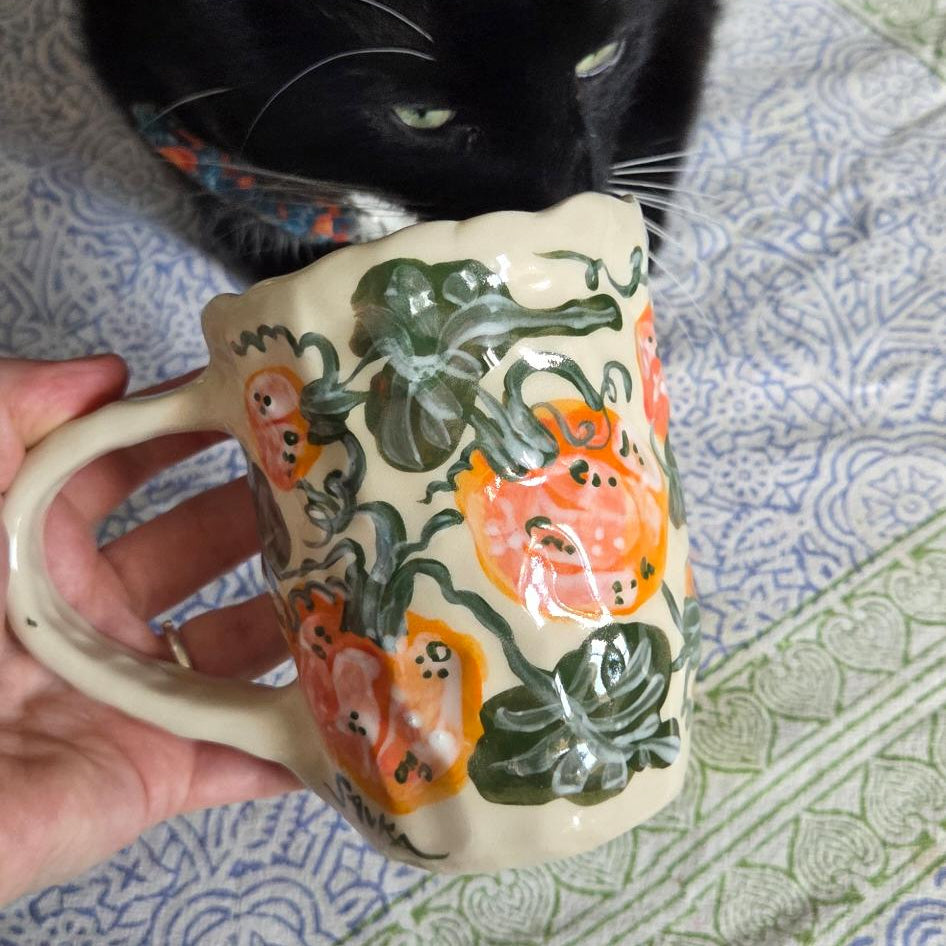 Coil-built Mug - Pumpkin Season
