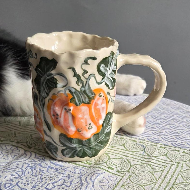 Coil-built Mug - Pumpkin Season