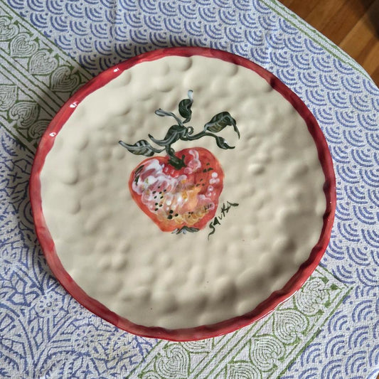 Stackable 8.5" Plate - Apple Portrait