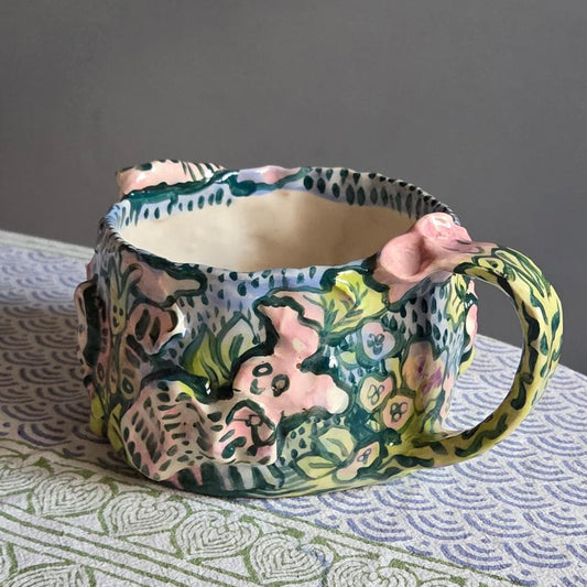 Short & Stout Size Story Mug - Garden Party