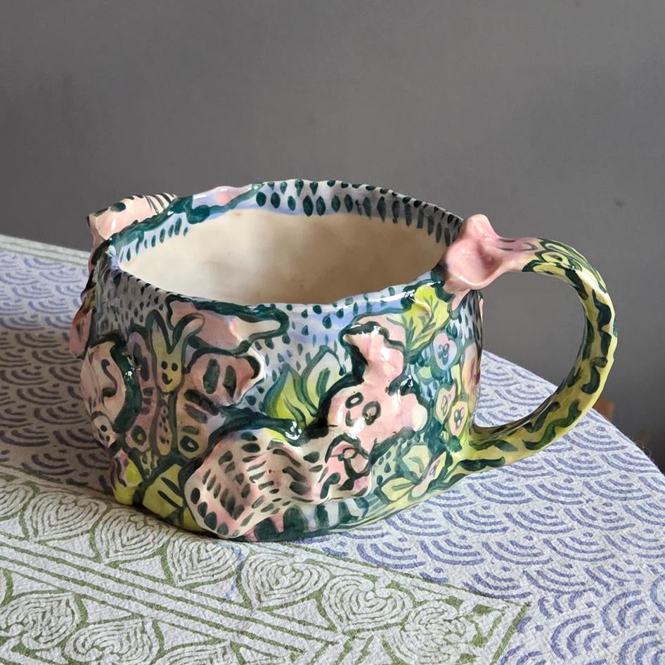 Short & Stout Size Story Mug - Garden Party