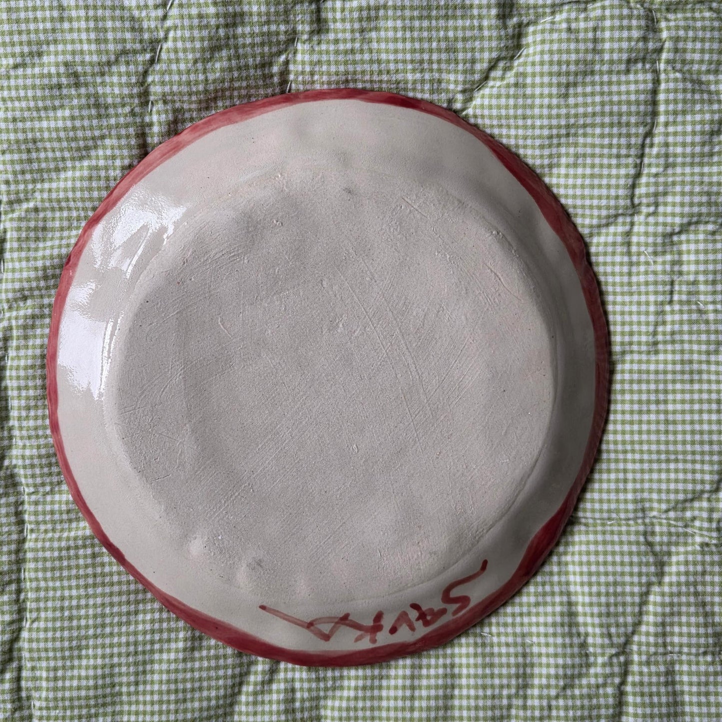 Stackable 6.5" Plate - Rose Portrait - SECONDSALE