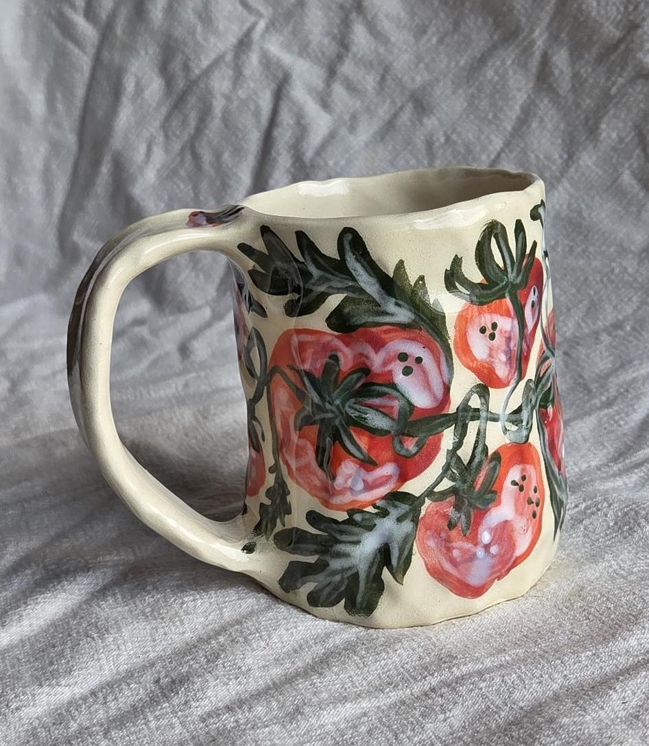 Tall Size Mug - Tomato Season - SECONDS SALE