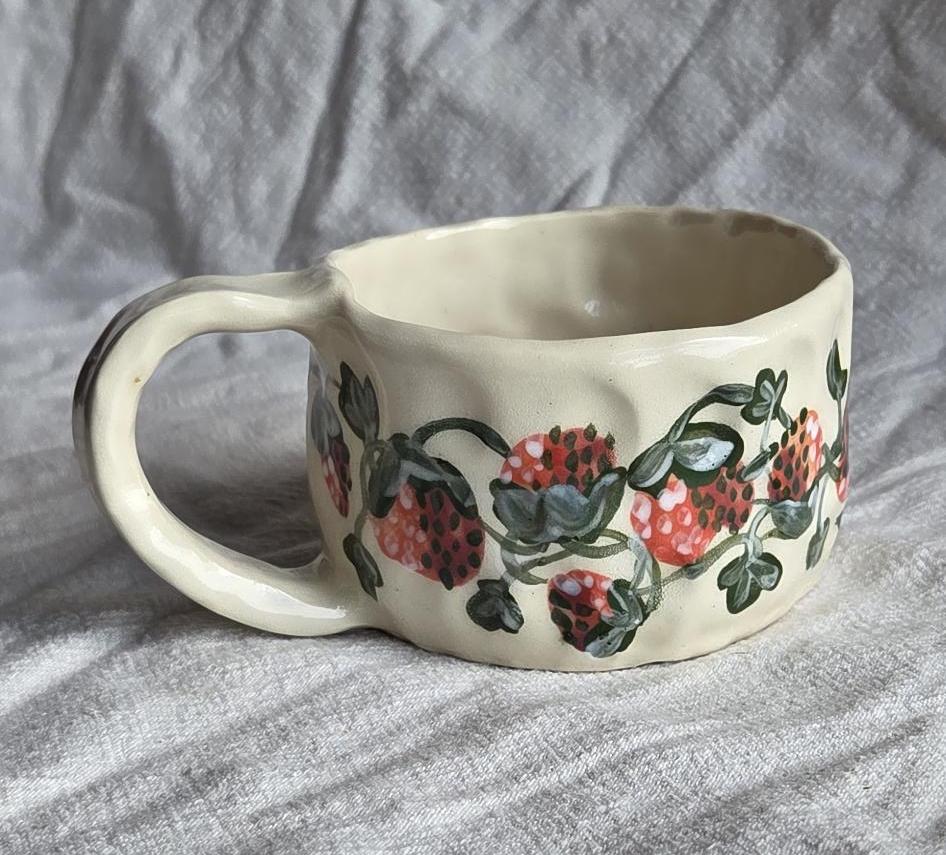 Short & Stout Mug - Strawberry Season - SECONDS SALE