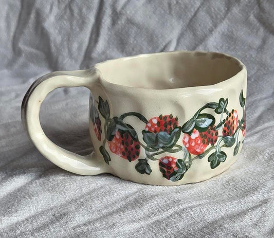 Short & Stout Mug - Strawberry Season - SECONDS SALE