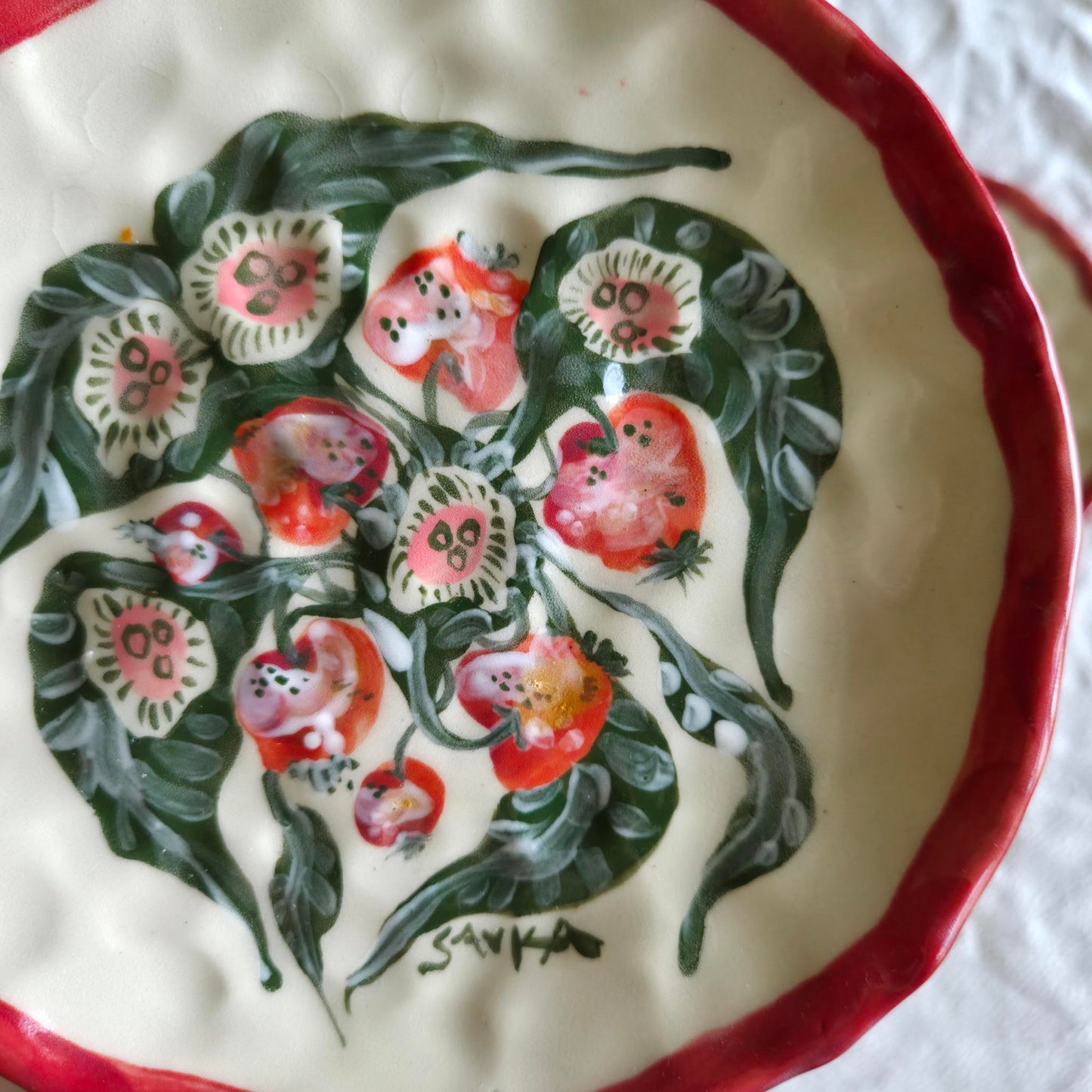 Stackable 6.5" Plate(s) - Apples