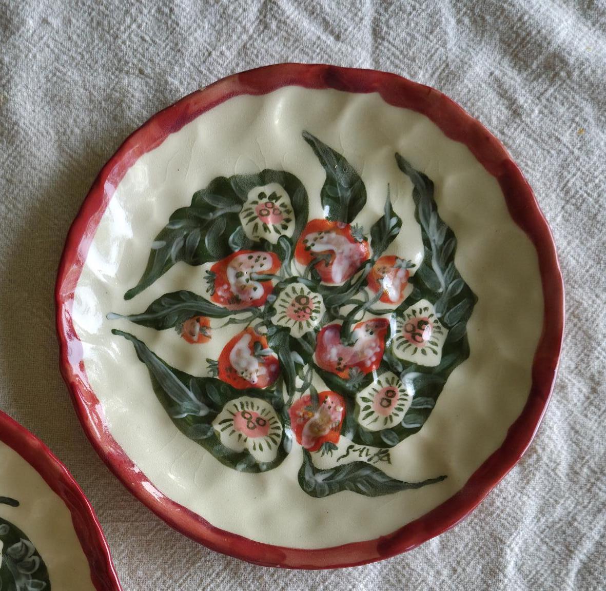 Stackable 6.5" Plate(s) - Apples
