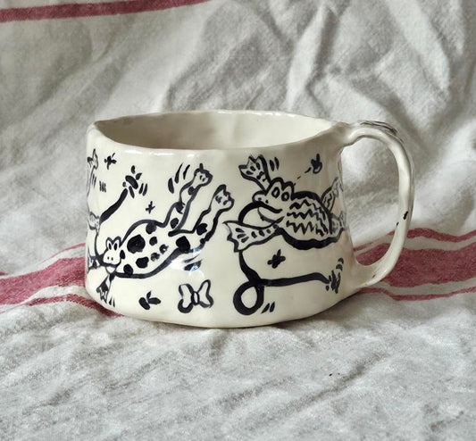 Short & Stout Mug - Frolicking Frogs - SECONDS SALE