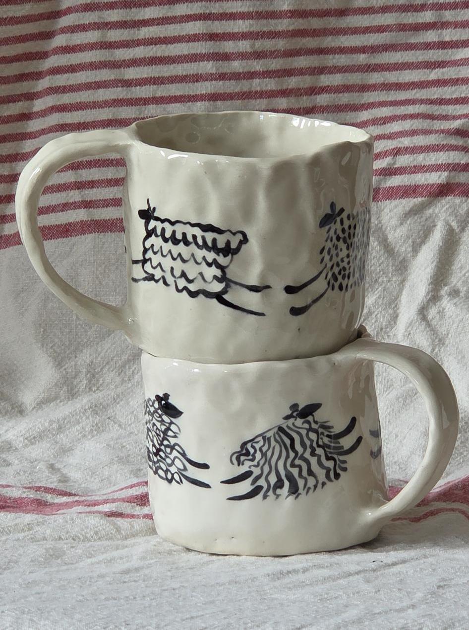 Sweet Mug - Prancing Sheep - SECONDS SALE