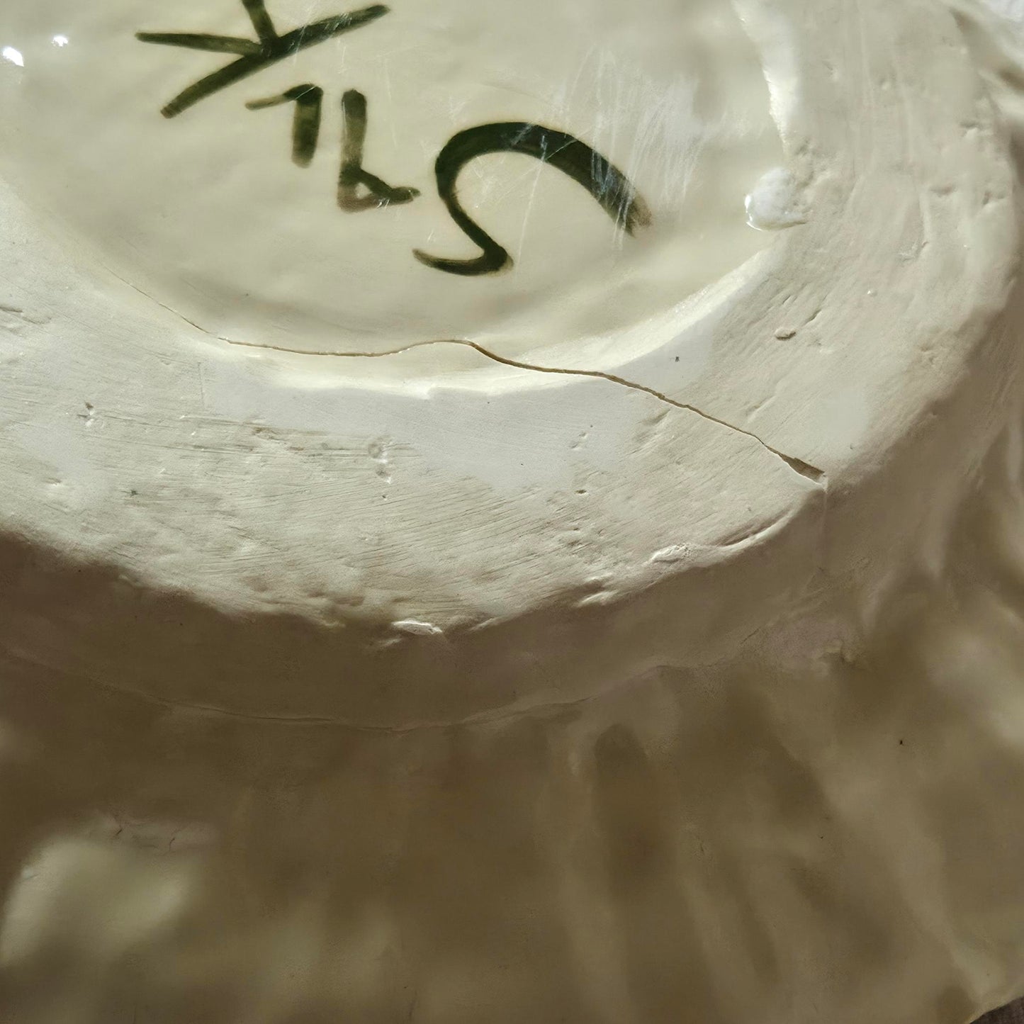 Large Handbuilt Platter - KITTY MOUSE PUMPKIN PATCH - SECONDSALE