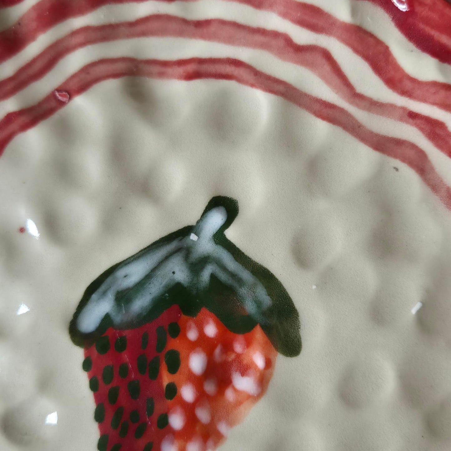 Stackable 6.5" Plate(s) - Strawberry Portrait - SECONDSALE