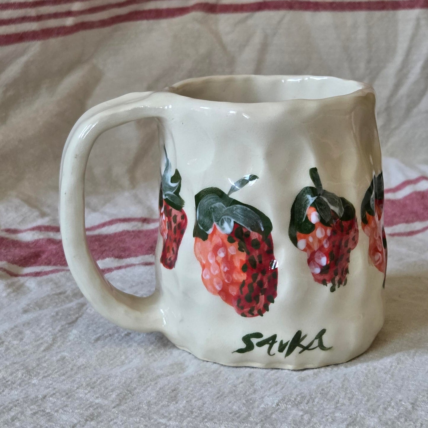 Tall Size Mug - Strawberry Parade
