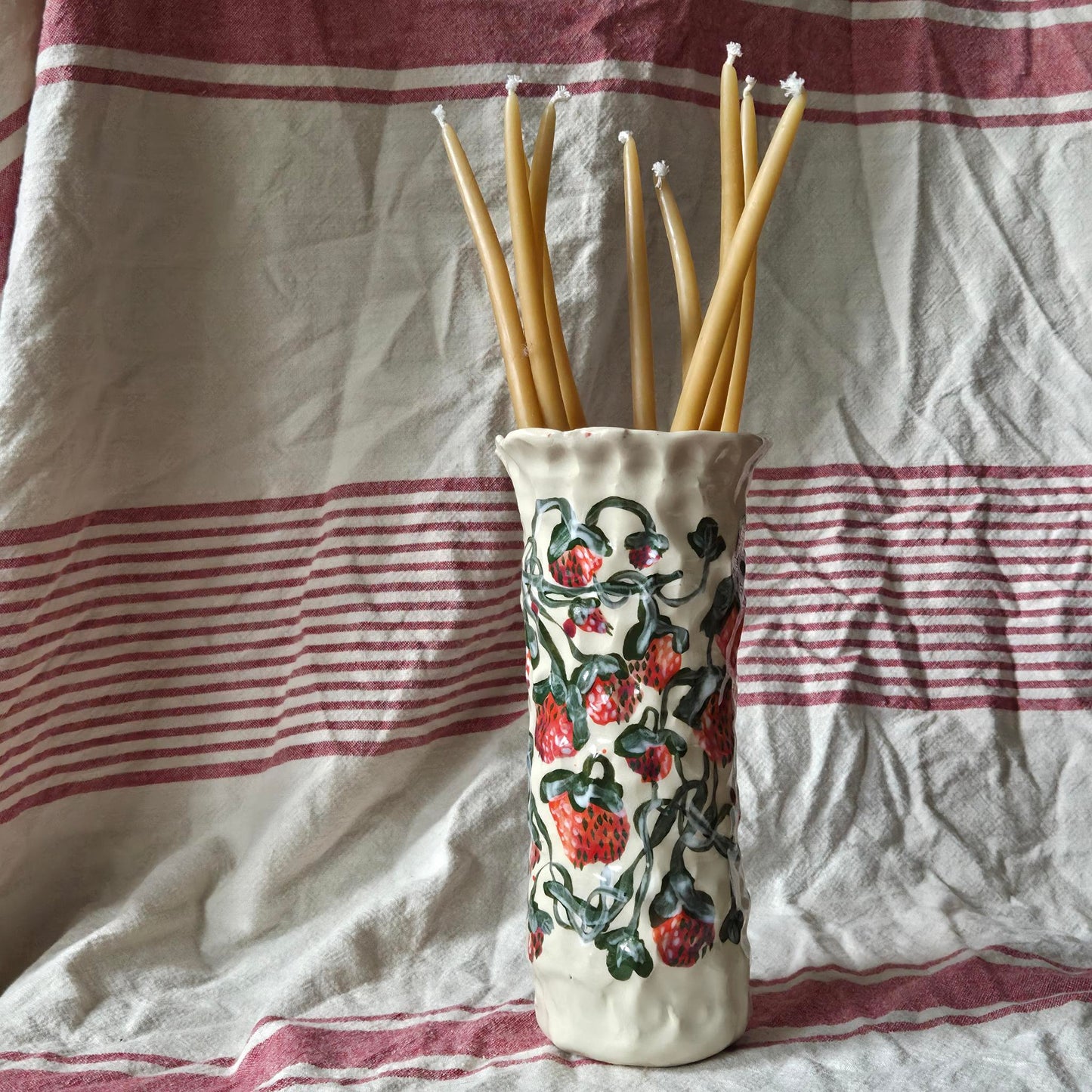 Vase - Strawberries - SECONDS SALE