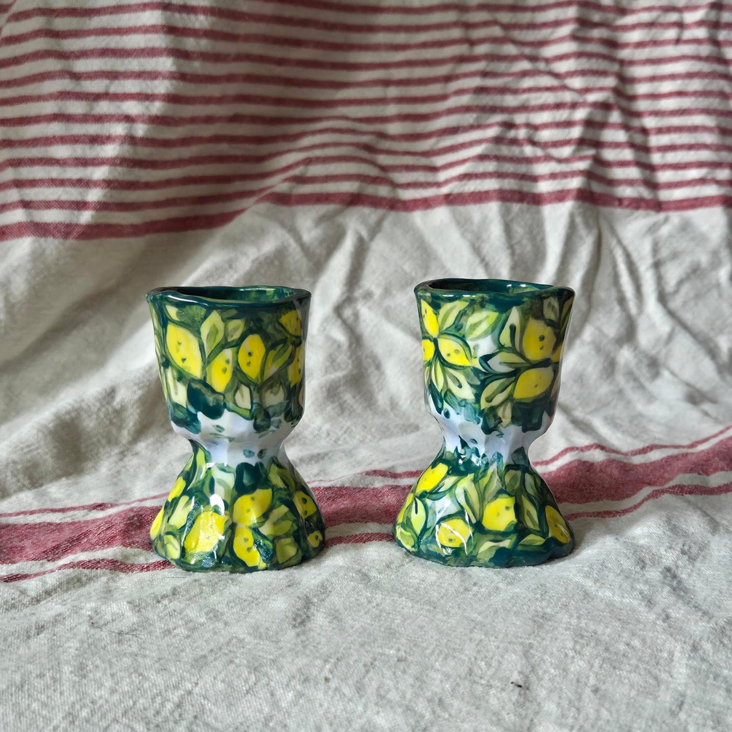 Set of Candleholders - Lemon Tree SECONDS SALE