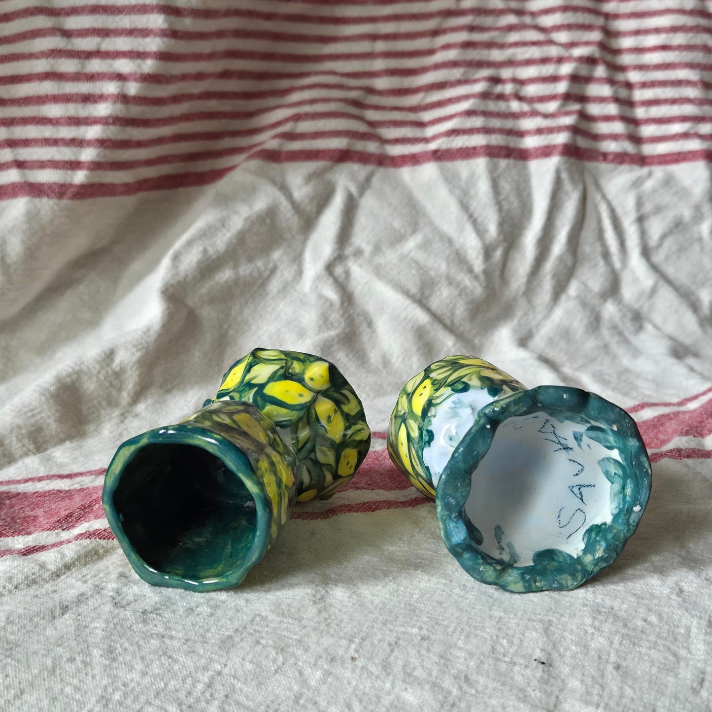 Set of Candleholders - Lemon Tree SECONDS SALE