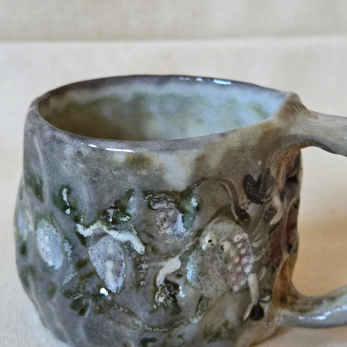 Sweet Size Mug - Woodfired - Strawberry Season i