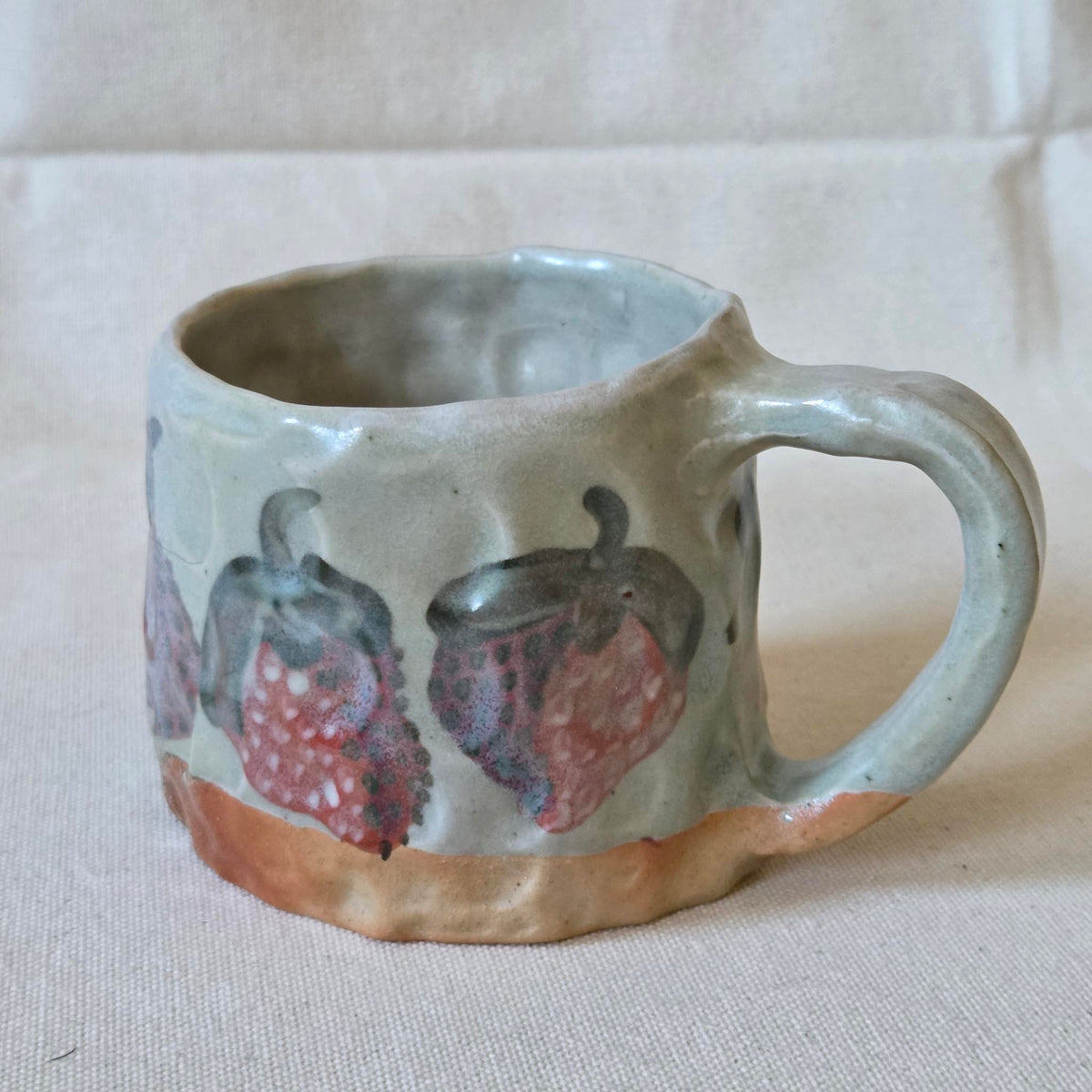 Sweet Size Mug - Woodfired - Strawberry Season ii