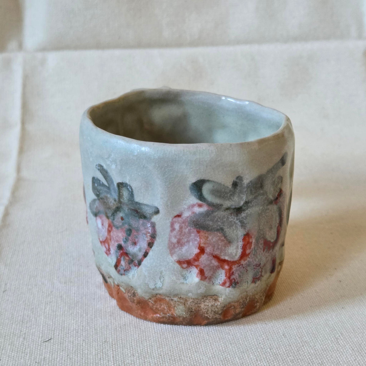 Sweet Size Mug - Woodfired - Strawberry Season ii