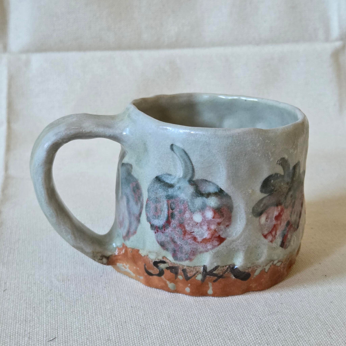 Sweet Size Mug - Woodfired - Strawberry Season ii