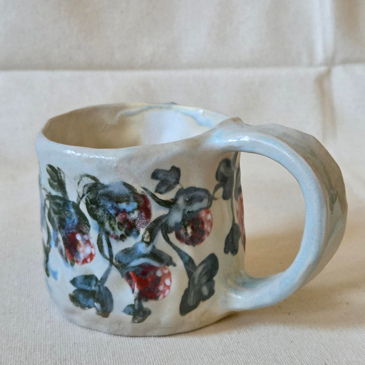 Sweet Size Mug - Woodfired - Strawberry Season iii