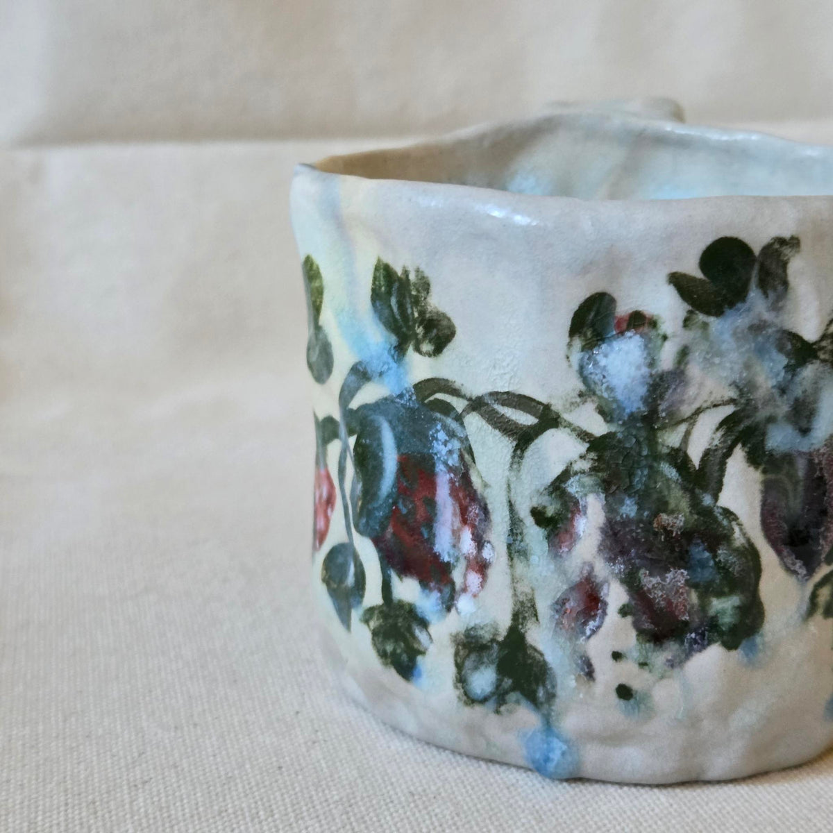 Sweet Size Mug - Woodfired - Strawberry Season iii