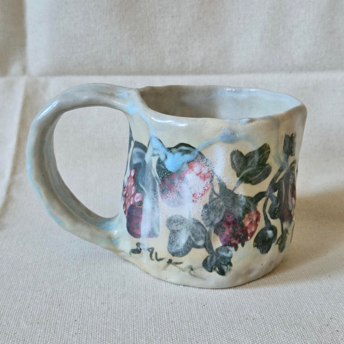 Sweet Size Mug - Woodfired - Strawberry Season iii