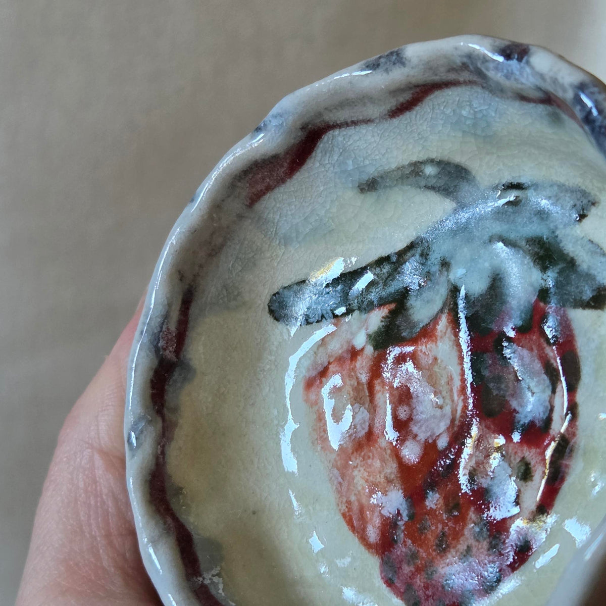 Pinchpot - Woodfired - Strawberry Portrait iii